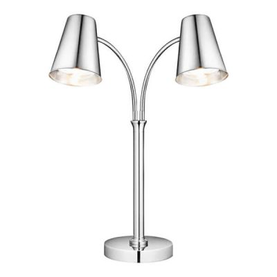 Image of Modern Chrome Dual Heat Lamp